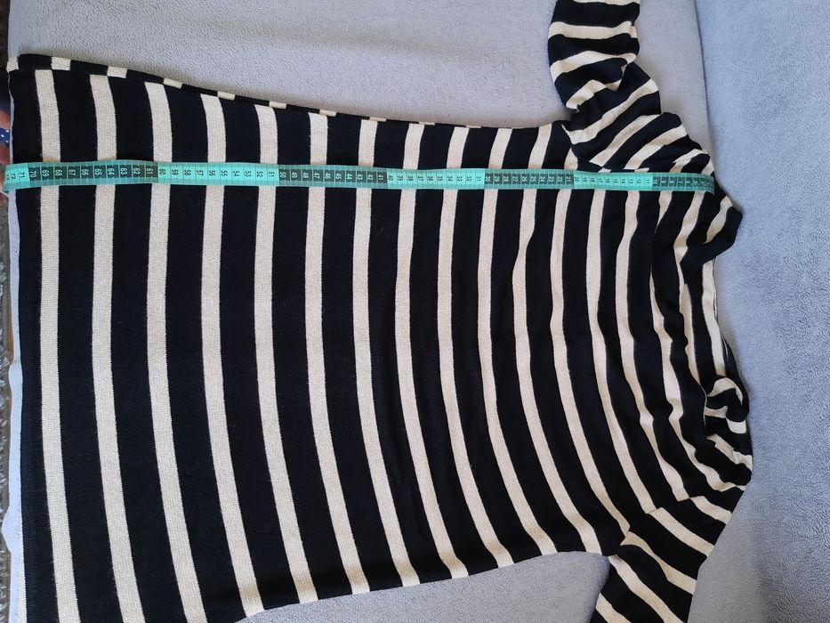 Bluzka w pasy ze złotą nitką