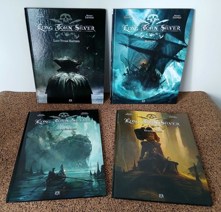 4 BDs - Long John Silver (coleção completa)