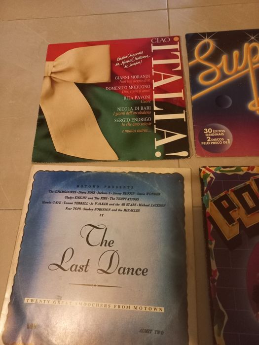 6x vinil de colectâneas embom estado