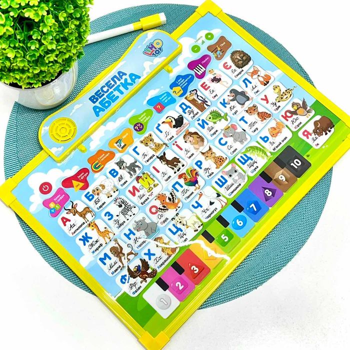 Інтерактивна дошка планшет Limo Toy укр озвучка SK 0020 Роздріб/Дроп