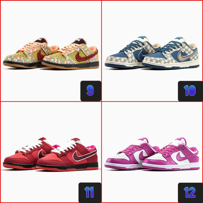 ЯСКРАВІ Кросівки Nike SB Dunk Low в трендових кольорах | Розміри 36-45