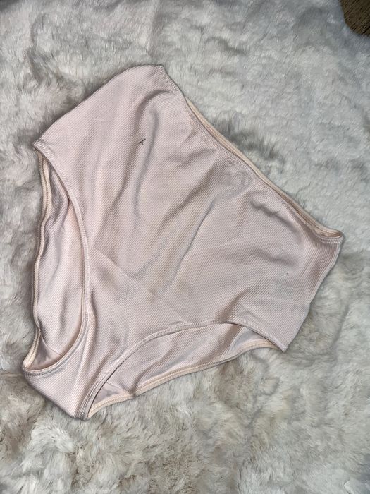 Primark puder róż prążek majtki nowe XS