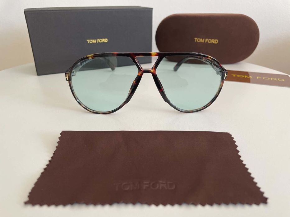 Okulary Tom Ford Miętowa soczewka