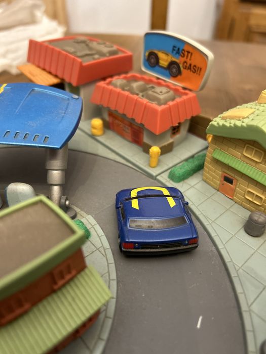 Simple wishes maquete cidade miniatura comboio carrinhos pista