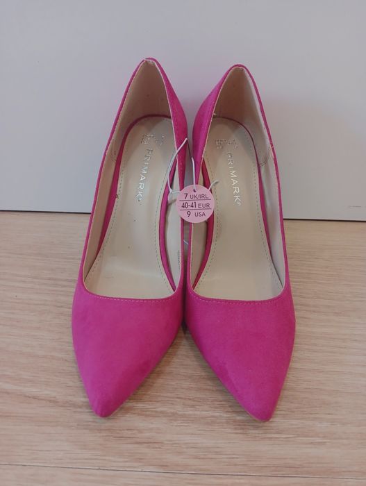 Stilettos rosa fucsia novos