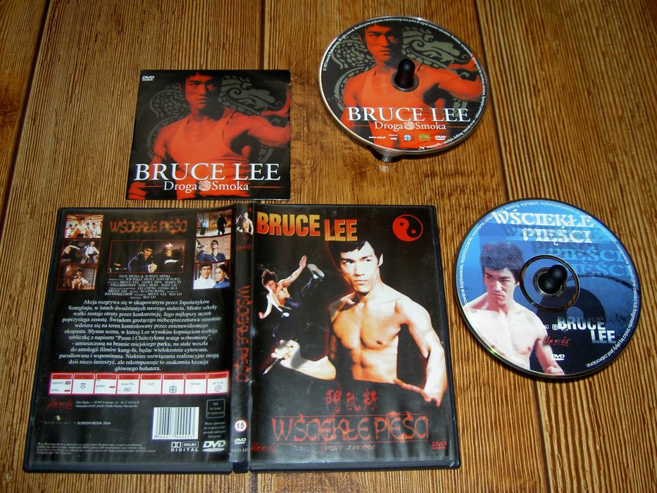 Bruce Lee Wejście Smoka Droga Smoka Wściekłe Pięści DVD