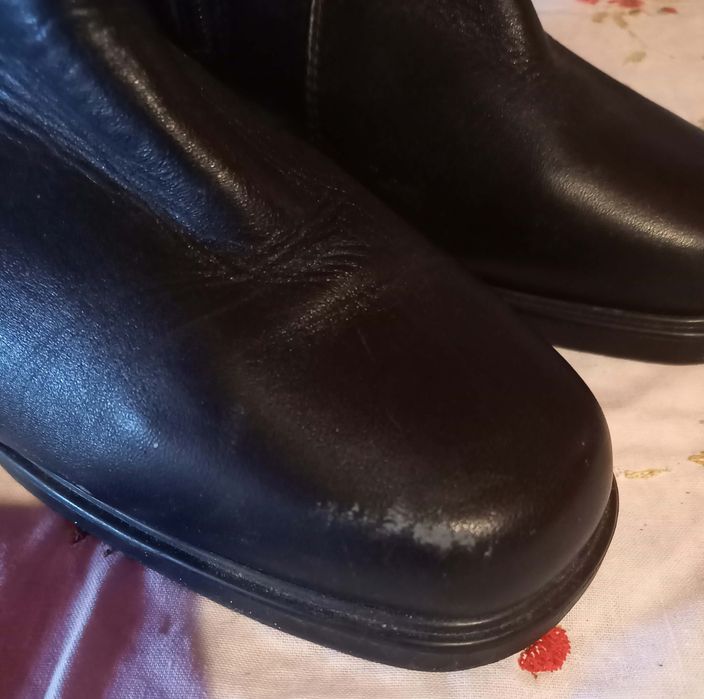 Buty skórzane ocieplane 38