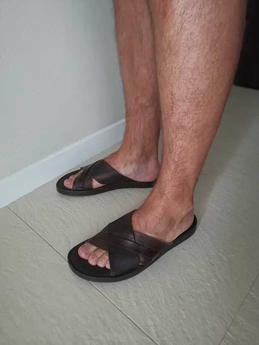 Klapki Kazar 42 męskie skóra