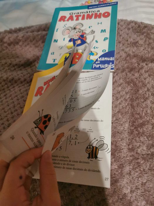 Livros de da tabuada 2º ano coleção do Ratinho  incluindo 2 livros