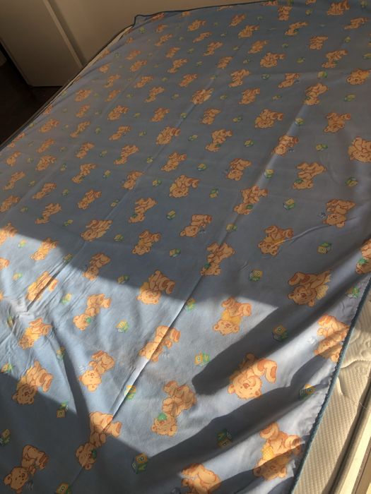 Colcha infantil com bonecos para cama de solteiro