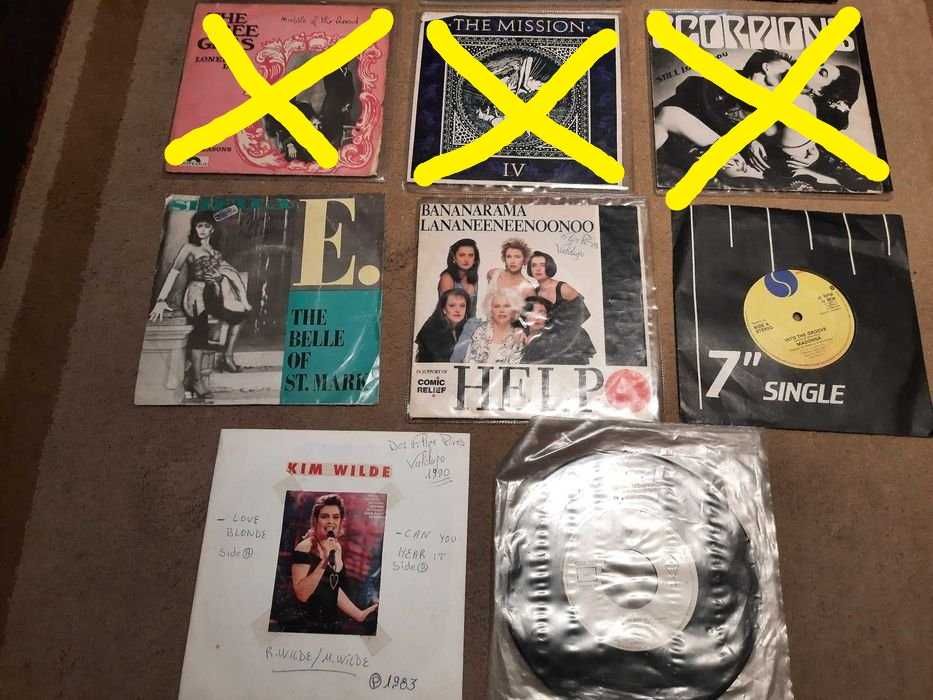 discos de vinil 45 + varios antigos