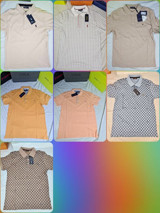 Koszulka Polo męska Ralph Lauren Louis Vuitton premium