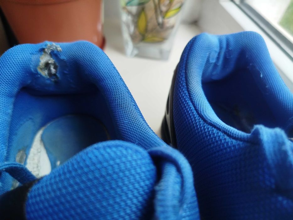 Кросівки чоловічі текстильні сітка сині Adidas ZX Flux кеди