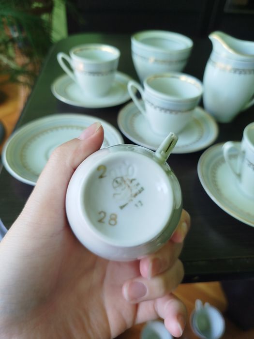 Porcelanowy serwis kawowy z Włocławka
