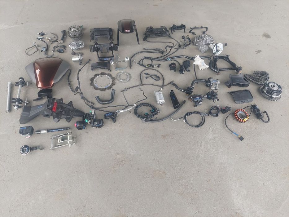 Honda nc 750 stacyjka moduł podnozka  pompa sprzęgło części alternator