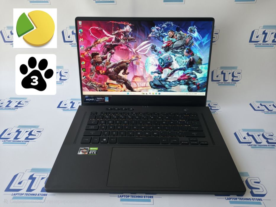 Asus Rog Zephyrus G15 rtx3070 R9-5900HS/ram16/ssd-1Tb 2.5k 165Hz