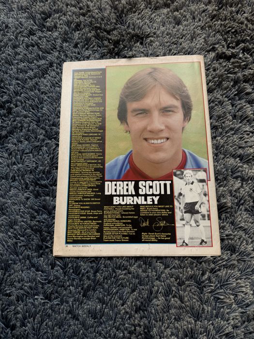 Revista/jornal Match Weekly de 1983