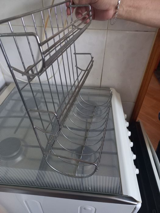 Półka kuchenna metalowa na papiery