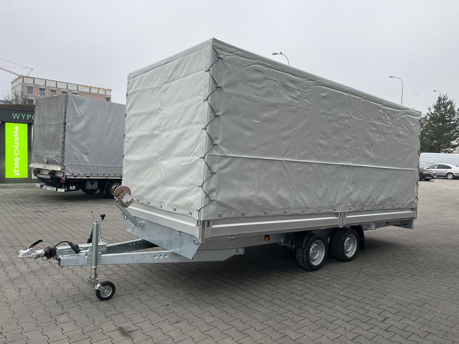 Laweta Przyczepa Plandeka Wynajem wypozycz Wypozyczalnia