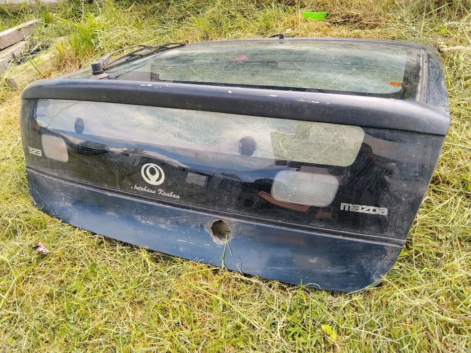 mazda 323 323c ba 94-98  3d  klapa tylna tył szyba