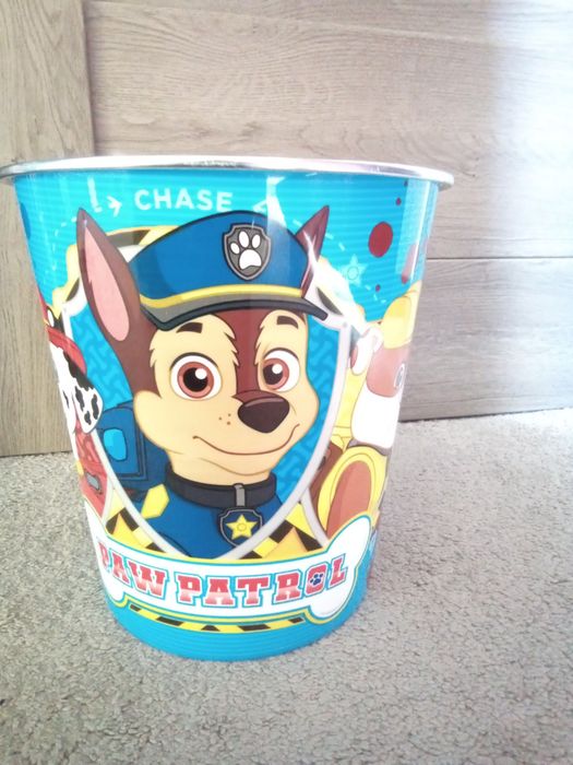 Śmietnik Psi Patrol, wiaderko, pojemnik