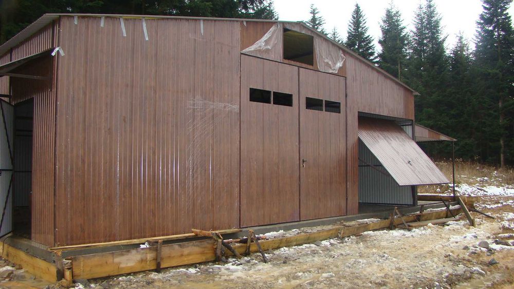 GARAŻ BLASZANY / Wiata / Hala / Drewnopodobny / Magazyn - GRZYWSTAL