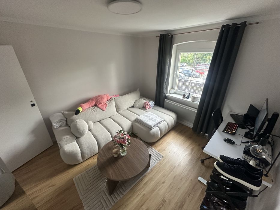 Narożnik z funkcją spania prawostronny