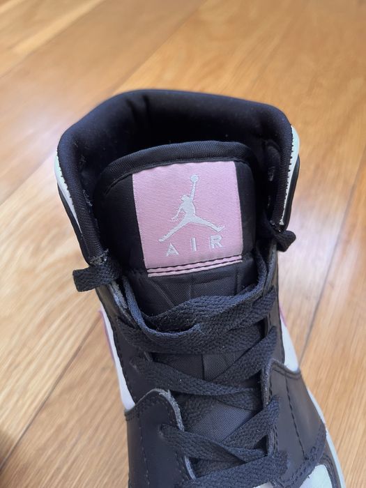 Air Jordan 1 Mid 'White Light Arctic Pink' GS