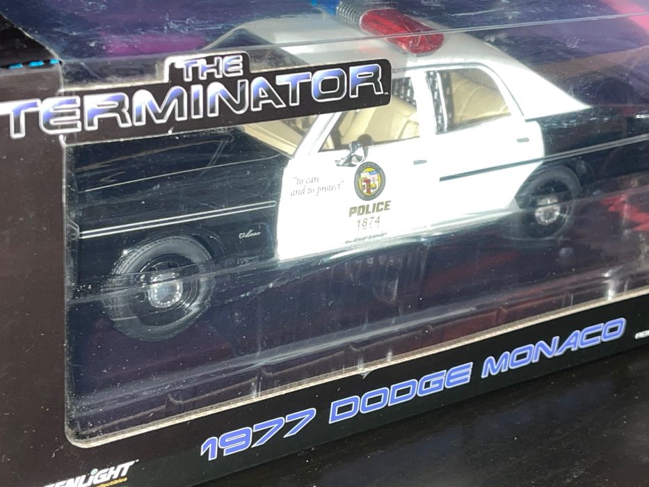 limited edition Terminator Carro de polícia Dodge Monaco