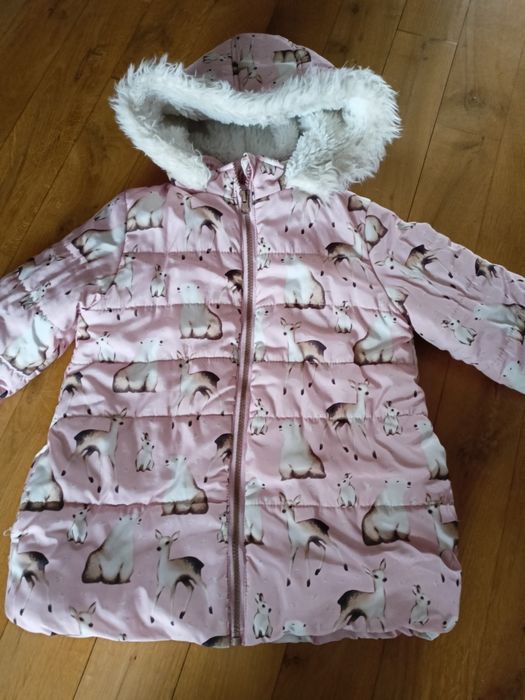 Kurtka zimowa dla dziewczynki 6-7 lat