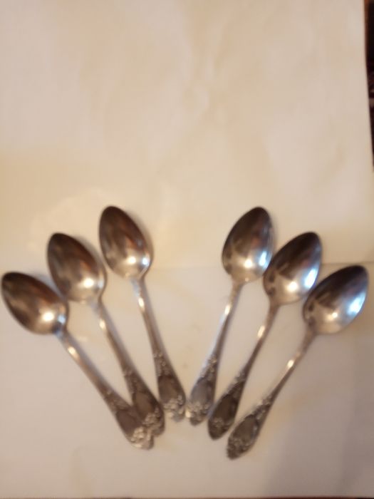 Набор столовых ложек , мельхиор