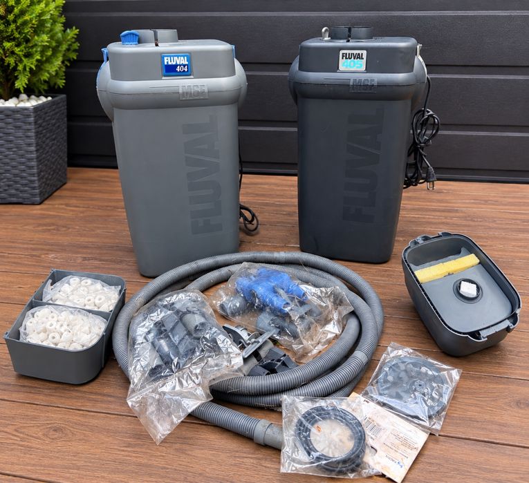 FILTR Akwariowy FLUVAL 404 + FLUVAL 405 – KOMPLET + WężeI Acesoria