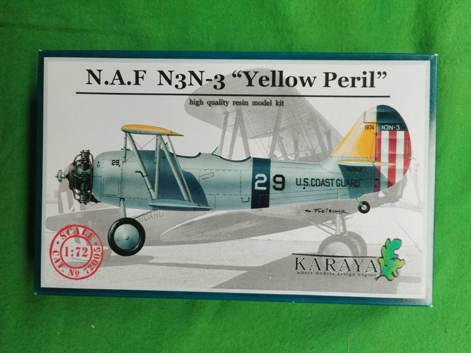 1/72 Karaya 72005 NAF Naval Aircraft Factory N3N-3 Yellow Peril kit modelismo resina
