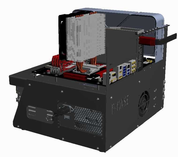 Obudowa P-CASE 10 ATX RAW najlepszy test bench na rynku !Profesjonalny