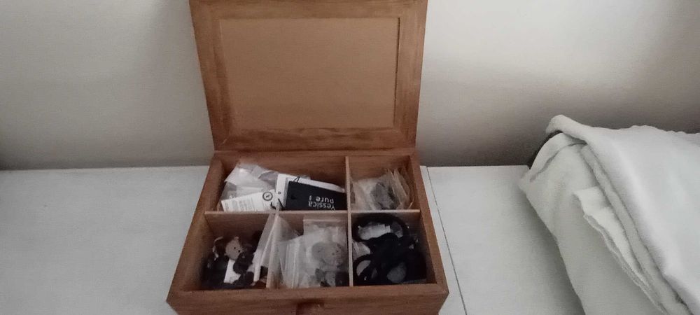 Caixas decorativas para arrumação - costura/chás436331554989025286