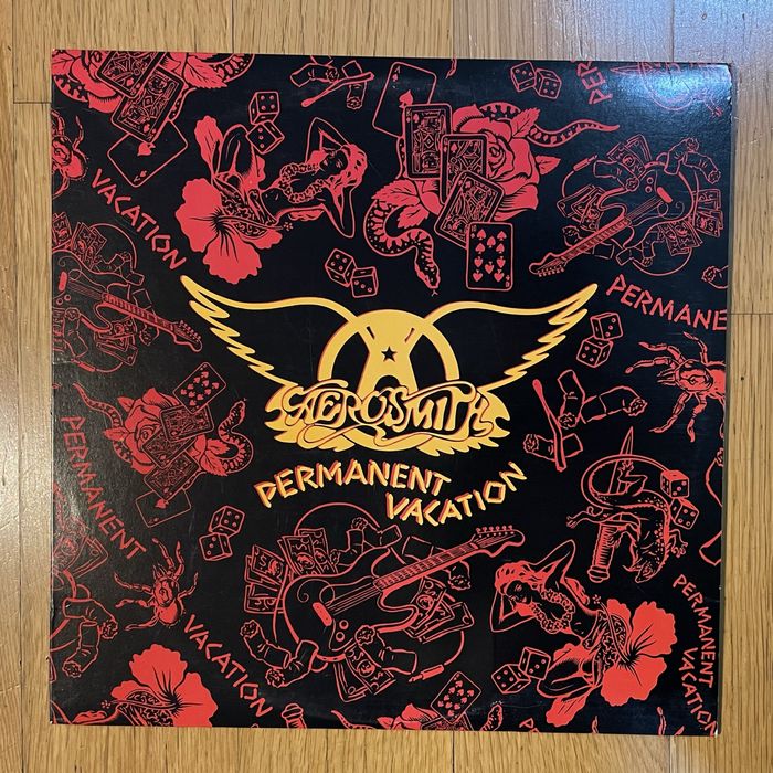 Vinil LP - Aerosmith – Permanent Vacation (First Press 1987, US)
