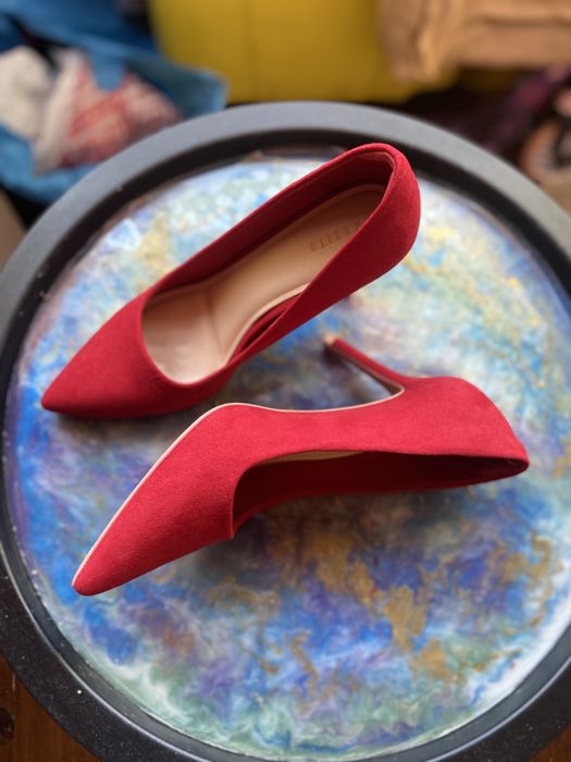 Туфлі лодочки червоні