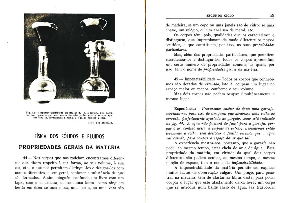 Lições de Física Experimental, Raul L. Seixas  3 Ano dos Liceus 1970