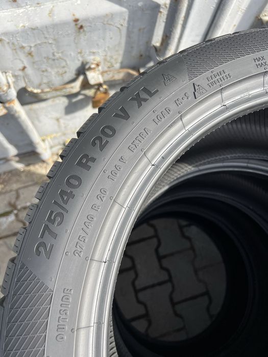 275/40 + 245/45 R20 Continental 2023рік 6мм-6.5мм Залишок протектора