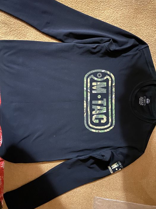 M-TAC футболка довгий рукав чорна , розмір xs