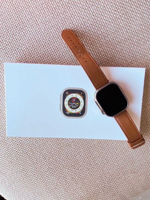Apple watch ultra 49mm titanium black BATERIA 100% JAK NOWY