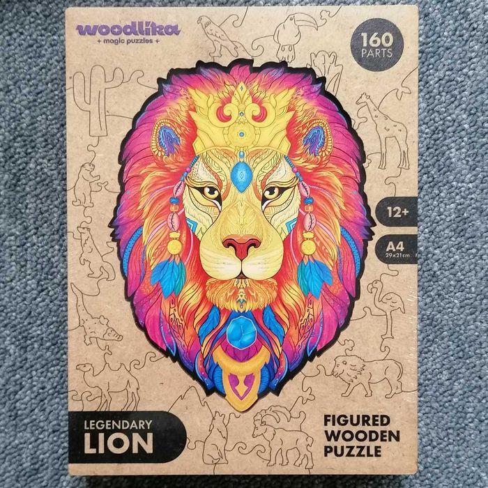Woodlika Magic Wooden Puzzles - Legendary Lion - 160 pieces
