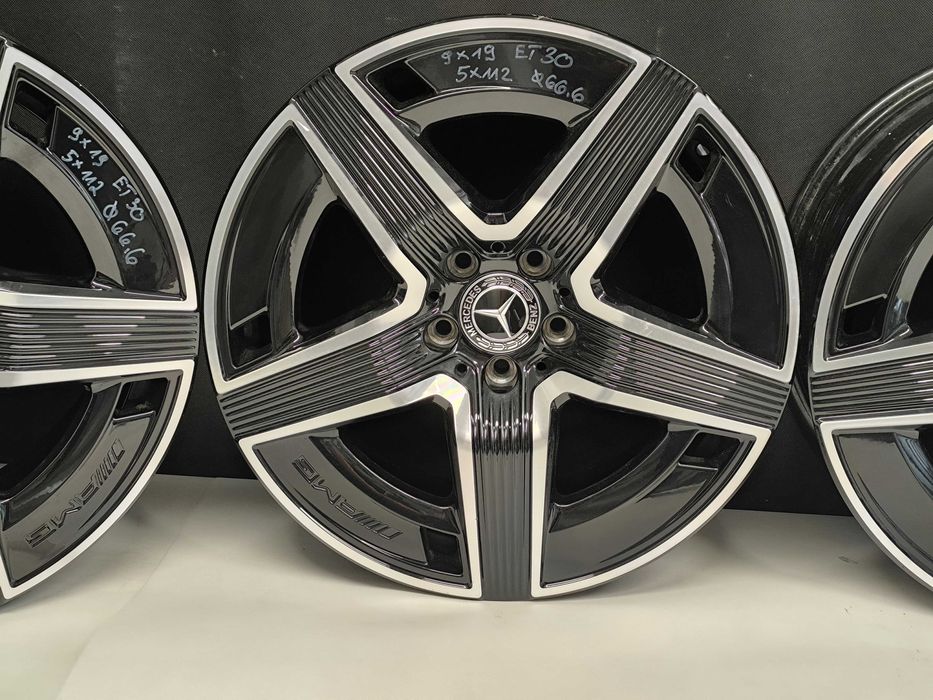 Alufelgi 19 5x112 OEM Mercedes GLC, E- Klasa, S - Klasa - 2 szerokości felg #517