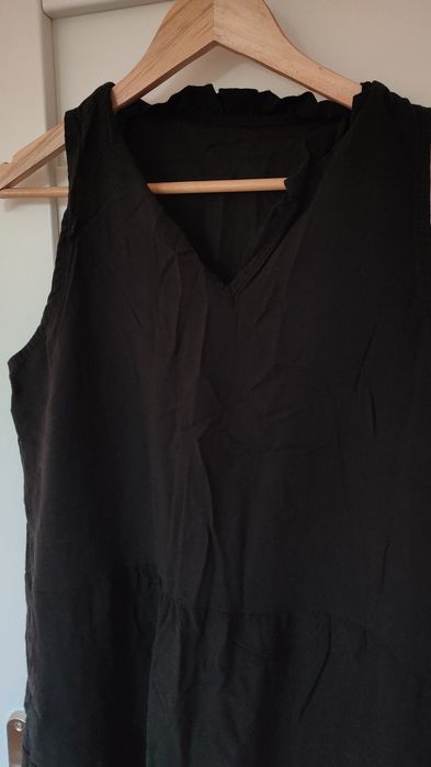Nowa czarna sukienka z viscozy xl