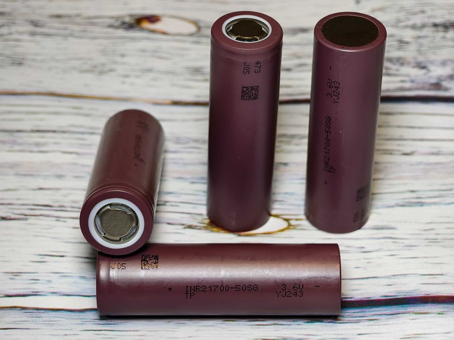 Акумулятори 21700 Tenpower INR21700 50SG 5000mAh 20A Li-ion