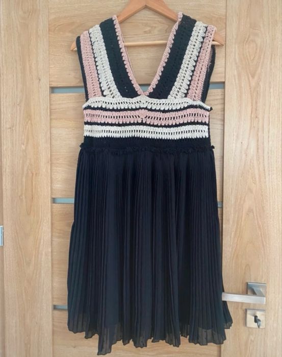 Sukienka dziergana zara