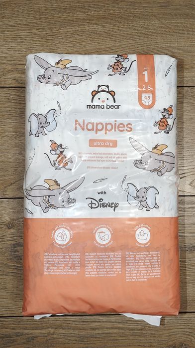 Mama Bear Ultra Dry 1 Pieluchy 2-5 kg 48szt