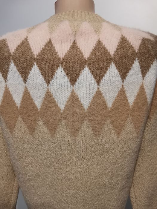 Sweter damski Hause Collection rozm XS owersiz, pasuje na S, beż