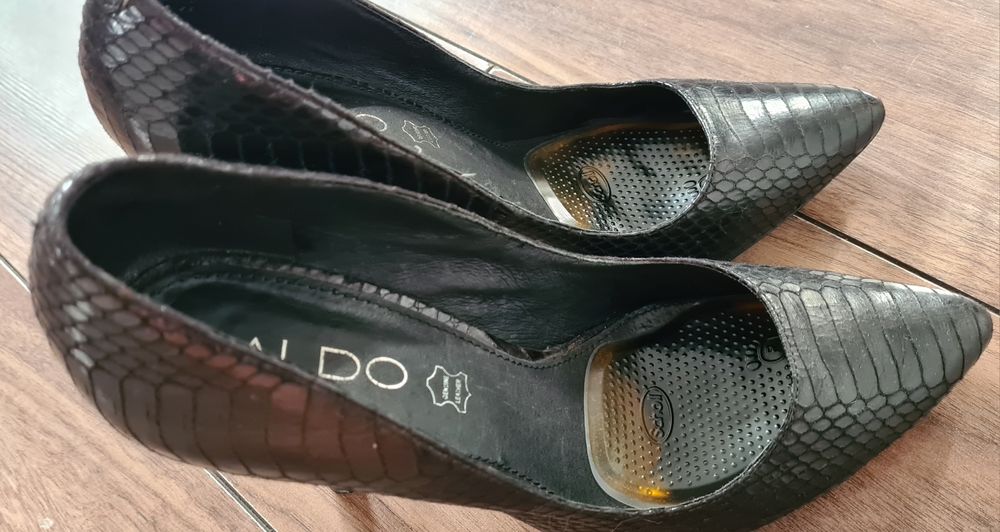 Czarne Szpilki Aldo 38