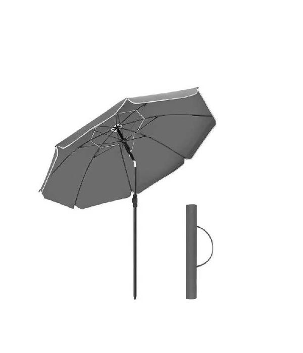 Nowy parasol / śr. 160cm /  uchylny / regulowany / SONGMICS / W1220!